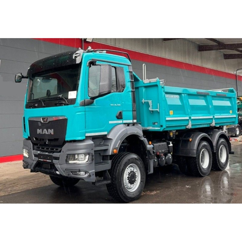 0139 (1001) MAN TGS 26.520 6x6 Meiller Bordmatik Abdeckplane NEU