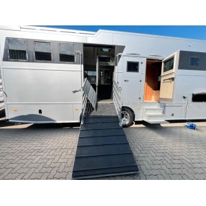 MAN 26480 Cama plegable para 5 caballos con extra cuidado