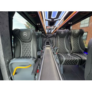 Mercedes-Benz SPRINTER 519 VIP 22+1+1 SALIDA PUERTA DE CRISTAL 24 ASIENTOS CAM
