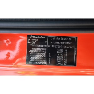 Mercedes-Benz Atego 1630 Departamento de Bomberos Aire acondicionado PTO 2X