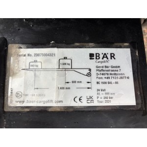 Mercedes-Benz Atego 821 BL Bakwagen / 3 plazas / Laadklep