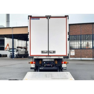 Carrocería refrigerada MAN 18.430 TGS con plataforma elevadora y litera, retardador ATP