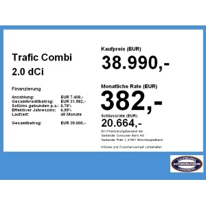 Rampa para silla de ruedas Renault Trafic Combi 2.0 dCi L2H1 + Bef.